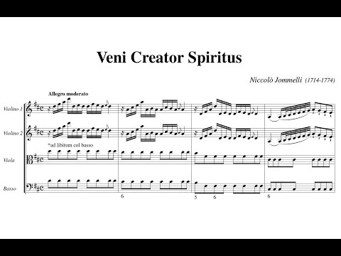 Jommelli, Niccolò (1714 -1774) Veni Creator Spiritus.