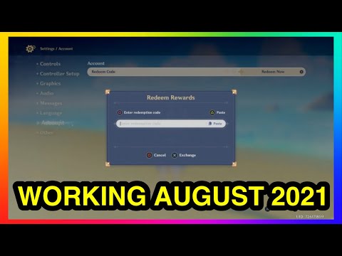 *WORKING* GENSHIN IMPACT GALAXY REDEEM CODES | AUGUST 2021