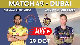 🔴LIVE SCORECARD | IPL 2020 - 49th Match | Chennai Super Kings  vs Kolkata Knight Riders