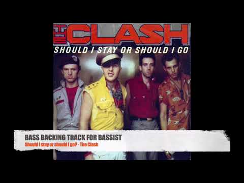 Should I stay or should I go? - The Clash - Bass Backing Track (NO BASS)