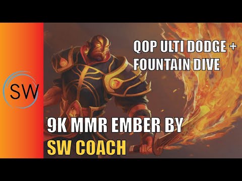 SW 9K MMR - EMBER SPIRIT 4 MINUTES FULL HIGHLIGHTS - QOP ULTI DODGE + FOUNTAIN DIVE !