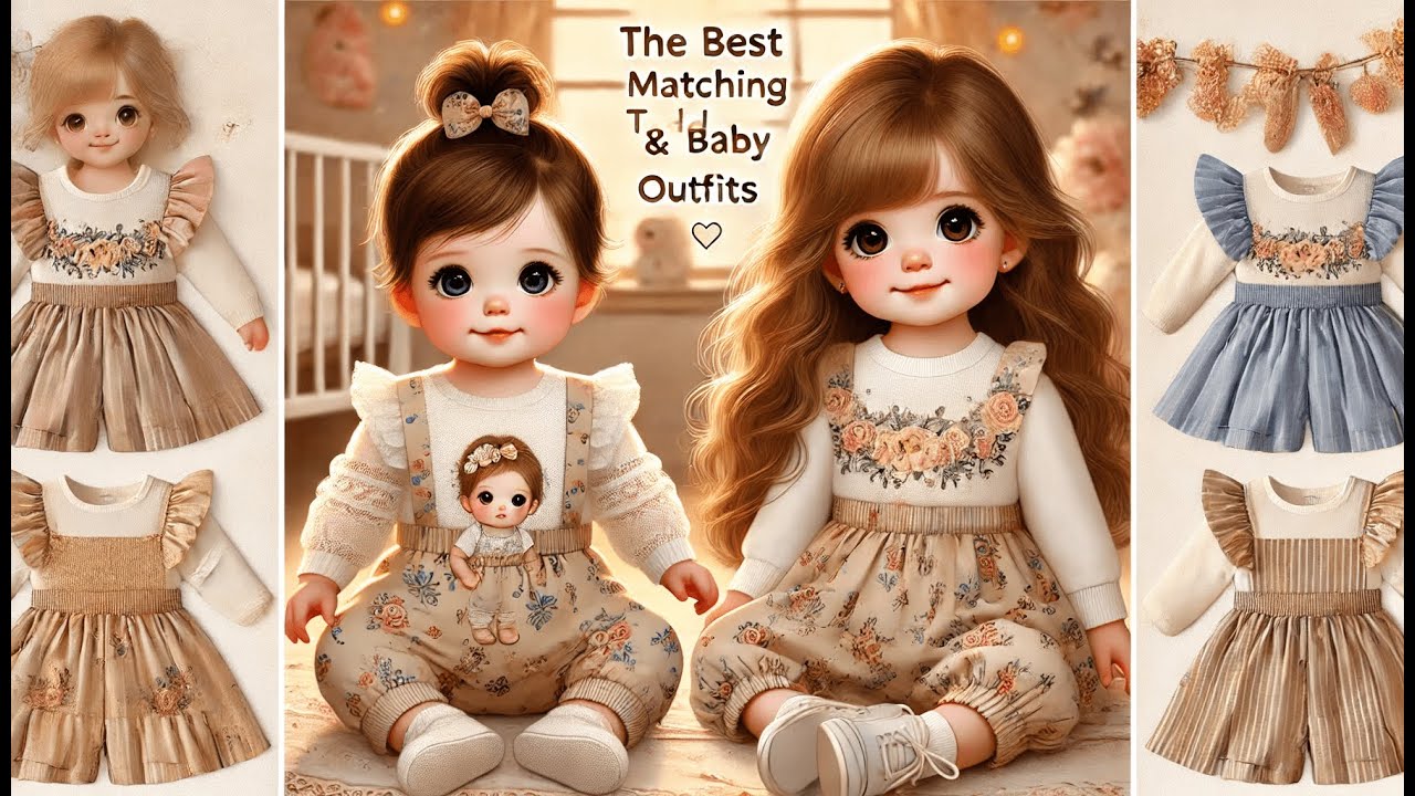 👯 AMAWMW Big Sister Little Sister Matching Outfits | Best Matching Toddler and Baby Girl Outfits 👗