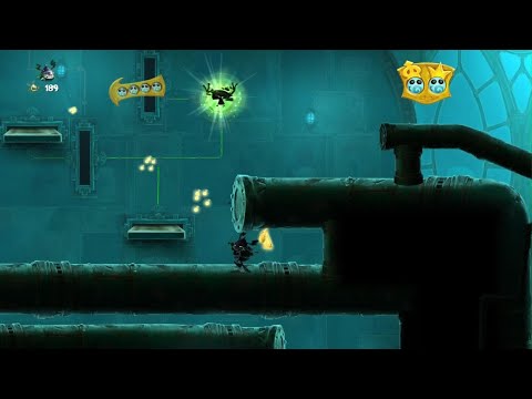 Rayman Legends (PS4) Replay (HD) Part 80: Deadly Lights (Last Teensy) Backtracking