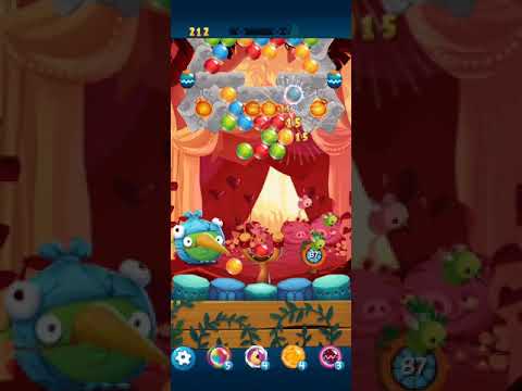 Angry Birds Pop Bubble Shooter LEVEL 498 3 STARS NO BOOSTERS #angrybirdspopbubbleshooter