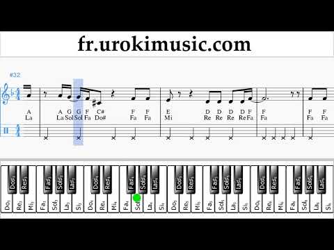 Cours de Piano (main droite) Imagine Dragons - Natural Tuto Partitions um-ih829