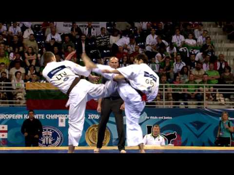 WKO EC 2016, men 75 85 kg, Kestutis Radvila LTU   Lasha Ozbetelashvili GEO 12