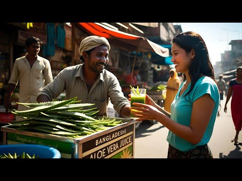 "Hardworking Man’s Unique Aloe Vera Juice – Weight Loss & Health Benefits You Didn’t Know!"