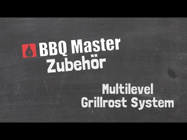 Video Teaser für BBQ Master Kamado Multilevel Grillrostsystem