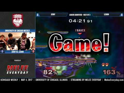 UChicago Weekly [5/4/17] - Team Jerry vs. Team Legion - SSBM - Losers Quarters