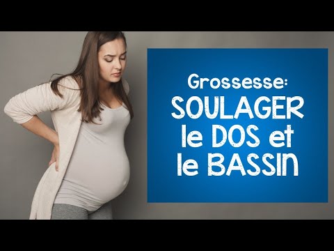 Enceinte , douleur au dos et au bassin: voici un exercice pour soulager la douleur