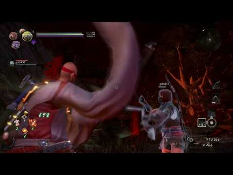 NIOH 2 playthrough pt38 [REMATCH WITH THE BULLS IN TWILIGHT ! MEZUKI & GOZUKI DUO]