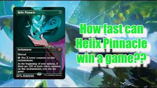 How fast can Helix Pinnacle win a commander game?? High Octane: Helix Pinnacle