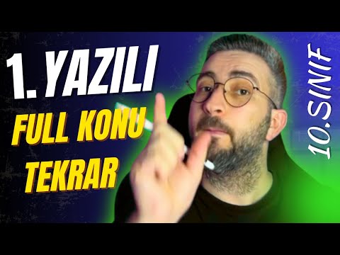 10. sınıf matematik 1. dönem 1. yazılı | full genel tekrar