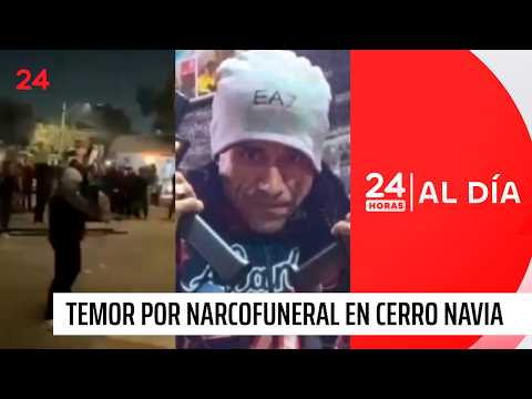 Narco funeral en Cerro Navia cientos de disparos y fuegos artificiales en la zona | 24 Horas