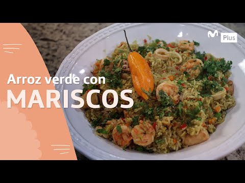 Arroz verde con mariscos | Ximena en Casa