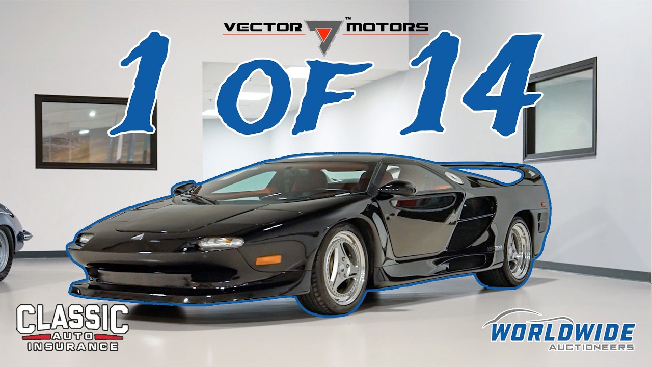 Forgotten ’90s Supercar Madness! The Ultra-Rare 1999 Vector M12 — Only 14 Ever Built!