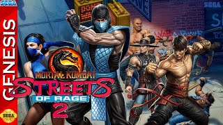 Streets of Rage 2: Mortal Kombat CX - (Hack) Sega Genesis