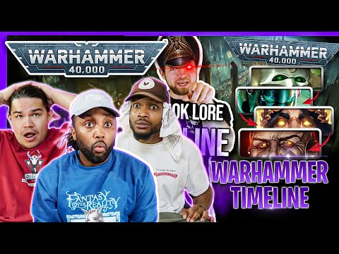 This lore BROKE OUR BRAINS! || WARHAMMER 40K - Timeline Reaction || Ft. Bricky
