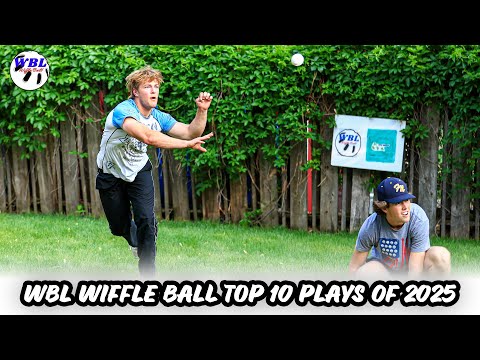 WBL TOP 10 Plays 2025 | WBL Wiffle Ball