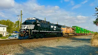 10/12/24 Brand New AC44C6M Leads An All EMP Container Train