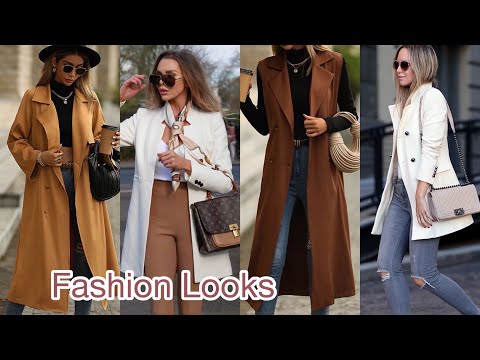 MODA 2022 MUJER LOOKS Y OUTFITS CÓMO VESTIR EN OTOÑO INVIERNO //  IDEAS ROPA DE MODA Fashion Outfits