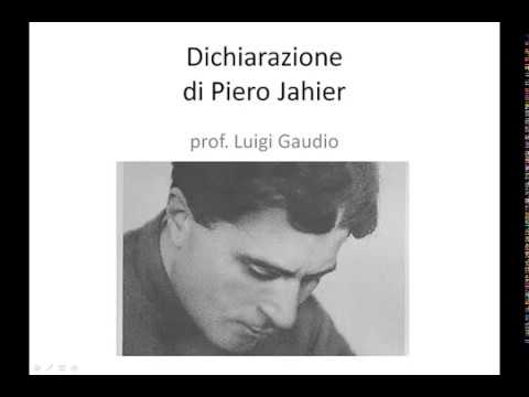 Dichiarazione di Piero Jahier
