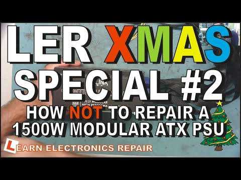 LER 047 ATX 600W PSU Repair Tutorial How does the power supply circuit work How to repair ATX