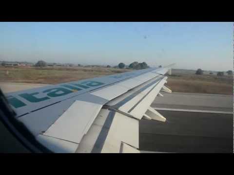 Departure from ROME (FCO) to PARIS (CDG) - Alitalia Airbus A321