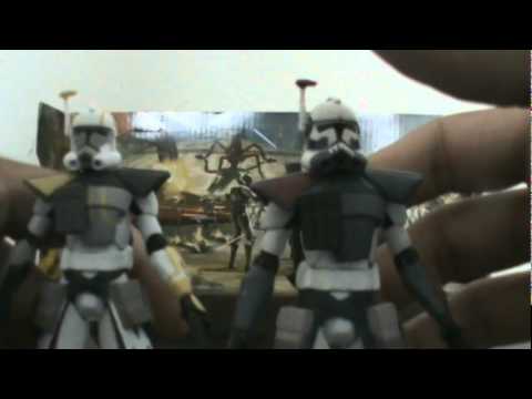 Star Wars the Clone Wars (Commander Blitz) DEFEND KAMINO BP figure review