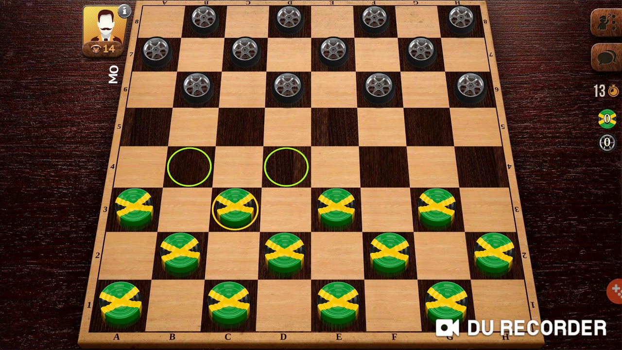 Playing Russian checkers