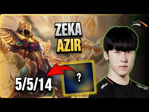 HLE Zeka MIDDLE Azir vs Jayce | 15.4