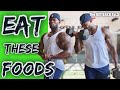 My TOP MUSCLE BUILDING Foods while CUTTING | BIG BACK and BICEPS Workout 🦍💪🏾 | The GET BACK Ep.2