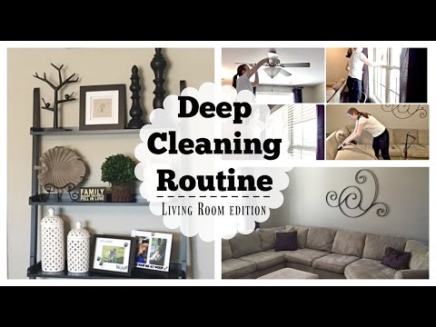 Clean with Me:  Deep Cleaning Routine Living Room Edition | How to Deep Clean Your Living Room Video