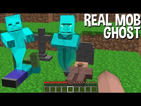 HOW to SEE a REAL MOB GHOST in Minecraft ! REAL GHOST !