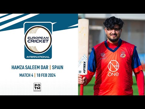 POTM: H.Saleem Dar - ESP vs CZE | Highlights | ECI Spain-Czechia | 18 Feb 2024 | ECI24.008
