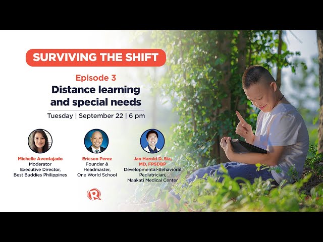 [WATCH] Surviving the Shift: Distance learning and special needs