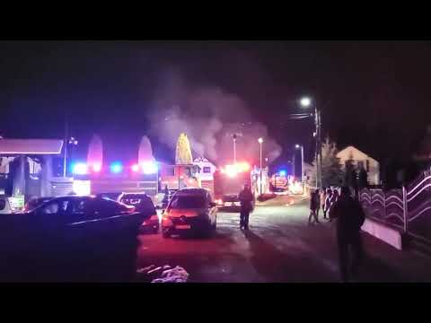 Incendiu la o pensiune din localitatea Mălini