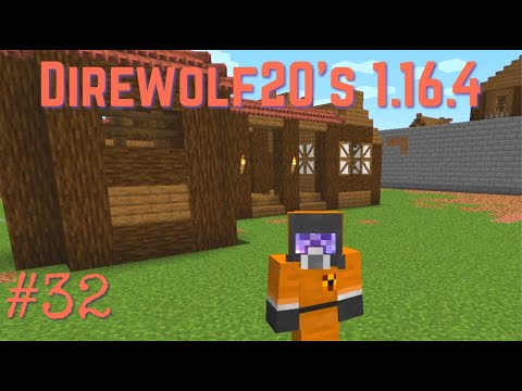 Direwolf20 1.16 Ep 32 - Radiation Protection & Minecolonies University