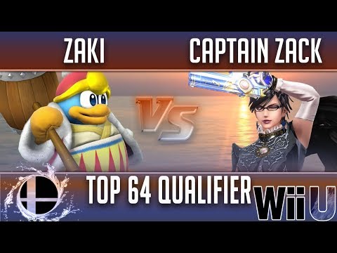 Smash'N'Splash 4  Top 64 Qualifier -  zaki (King Dedede) vs  Captain Zack (Bayonetta)