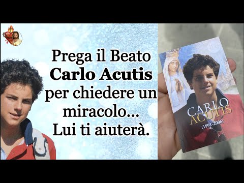 Pray to Blessed Carlo Acutis for a miracle... He will help you.