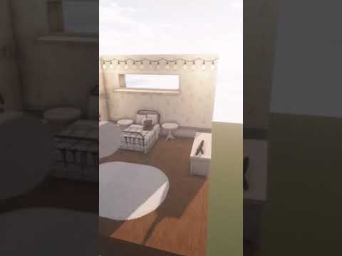 Aesthetic Bedroom using Minecraft Cocricot JE