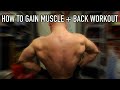 HOW TO GAIN MUSCLE FAST + BACK WORKOUT | 18 YEAR OLD BODYBUILDER