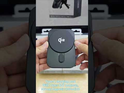 WiWU Qi2 Wireless charging car mount  #wiwu #wirelesscharger #carmount