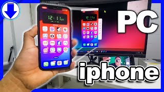 ✅ Cómo DUPLICAR PANTALLA de IPHONE 📲  A PC 💻 | GRATIS