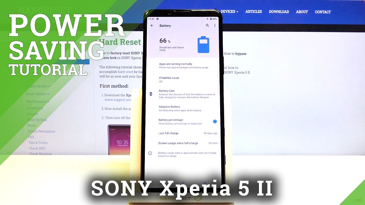 How to Activate Power Saving Mode in SONY Xperia 5 II – Battery Saver