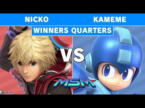 MSM 205 - Demise | Nicko (Shulk) Vs R2G | Kameme (Mega Man) Winners Quarters - Smash Ultimate