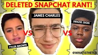 JAMES CHARLES DRAGS TYLER BROWN AND DENZEL DION ON