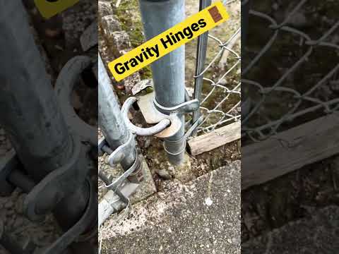 Install Your Own Self-Closing Gravity Gate With No Springs! 🚪#chainlink #fence #gate