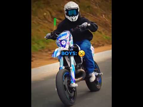 Stunts are only for real men 💀 #dirtbike #stunt #edit #trollface #shorts