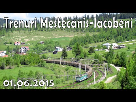 Trenuri / Trains Mestecanis - Iacobeni - 01.06.2015